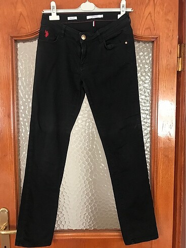 U.S Polo Assn. Us Polo assn kadın 38 beden siyah slim fit pantolon
