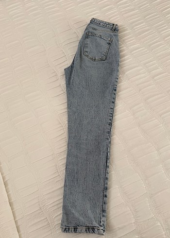 Kadın Açık Mavi Denim Regular Fit Jean - Görsel 8