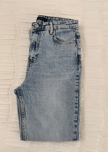 Kadın Açık Mavi Denim Regular Fit Jean - Görsel 7