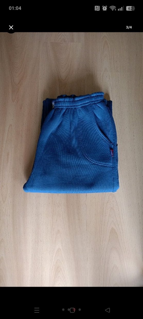 Lacivert Erkek  Rahat Kesim Pantolon - Görsel 3