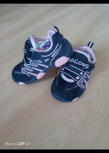 Kız Çocuk Pembe Velcro Spor Ayakkabı