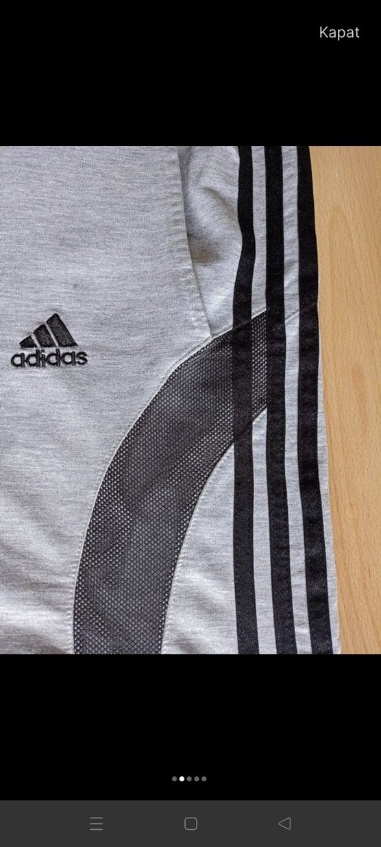 orijinaldir gri renkte Adidas Erkek Eşofman Altı - Görsel 2
