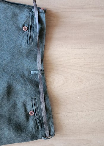 süper yenilikte saf ketenden üretilmiş marka etek - Görsel 6