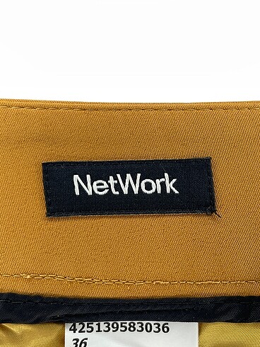 36 Beden sarı Renk Network Düz Kesim %70 İndirimli.