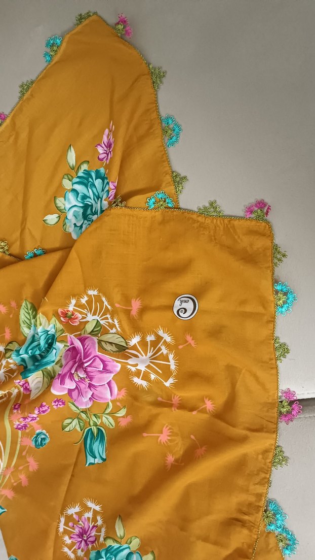 Dantel Detaylı Bohem Çok Renkli Kadın Yemeni - Görsel 2