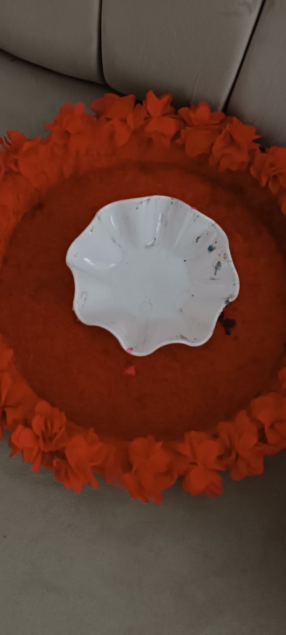 Kırmızı Çiçekli Sepet ve Kutu Seti kına Sepeti - Görsel 3