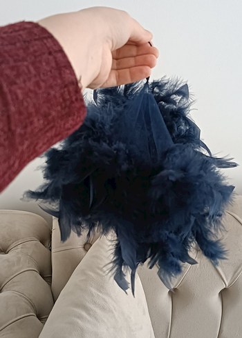 Lacivert Gelin Kına halay mendili - Görsel 2