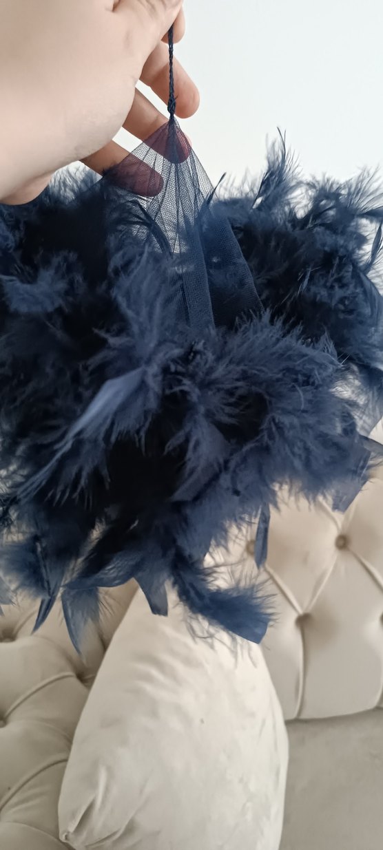 Lacivert Gelin Kına halay mendili - Görsel 3