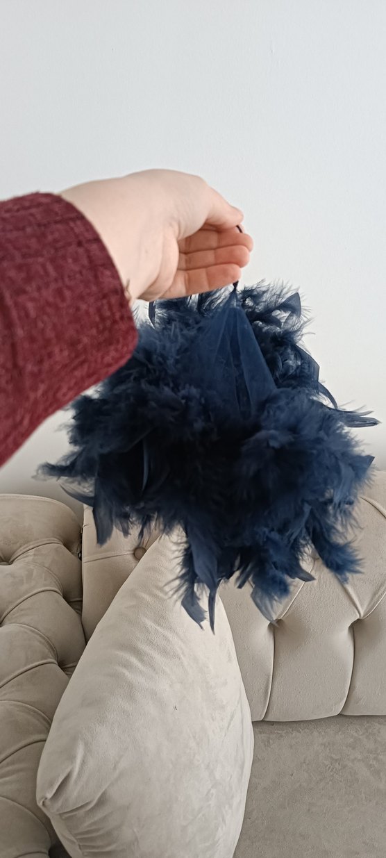 Lacivert Gelin Kına halay mendili - Görsel 2