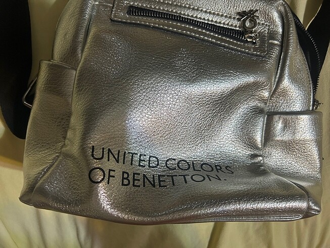 Benetton United Colors Of Benetton Deri Mini Sırt çantası