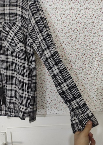 Pamuklu Gri Ekose Desenli erkek Gömlek - Görsel 3