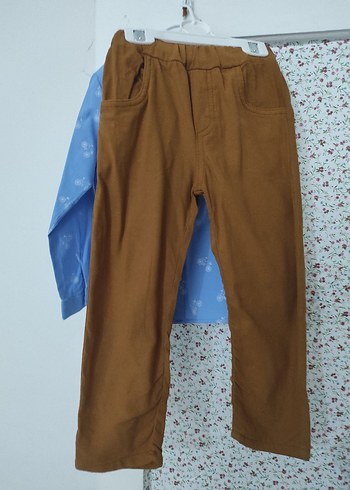 Mavi Bisiklet Desenli Erkek Gömlek bir kere tek giyildi - Görsel 5