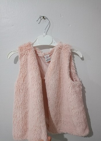 Kız Çocuk Pembe Desenli Polar Bornoz - Görsel 4