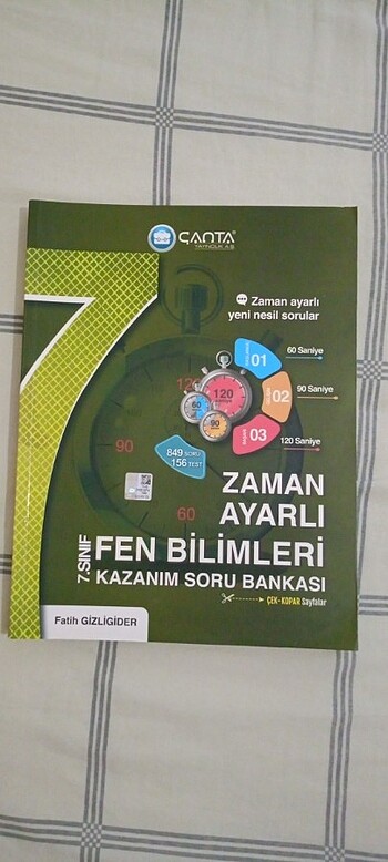 7.sinif fen bilimleri test kitabi