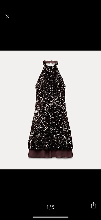 zara pullu elbise