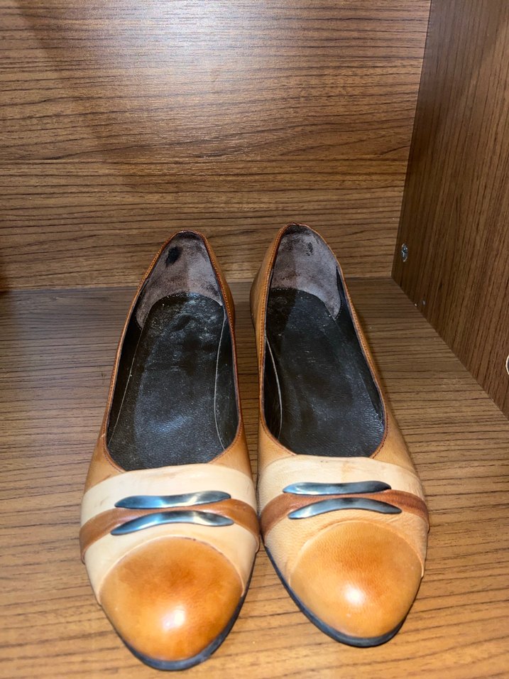 Targwn Bej Klasik Kadın Topuk Ayakkabı 38 numara - Görsel 3