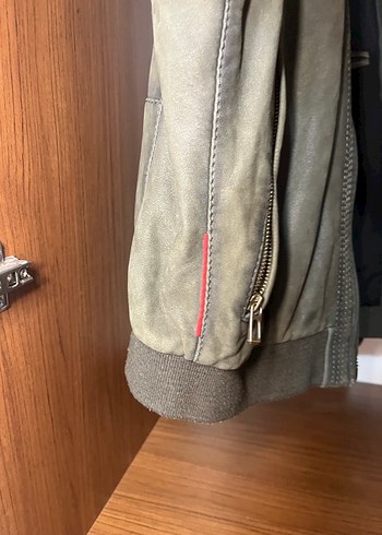 Derimod Gervin Military Deri Ceket M Beden - Görsel 4