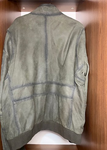 Derimod Gervin Military Deri Ceket M Beden - Görsel 3