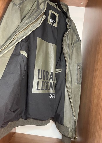 Derimod Gervin Military Deri Ceket M Beden - Görsel 5