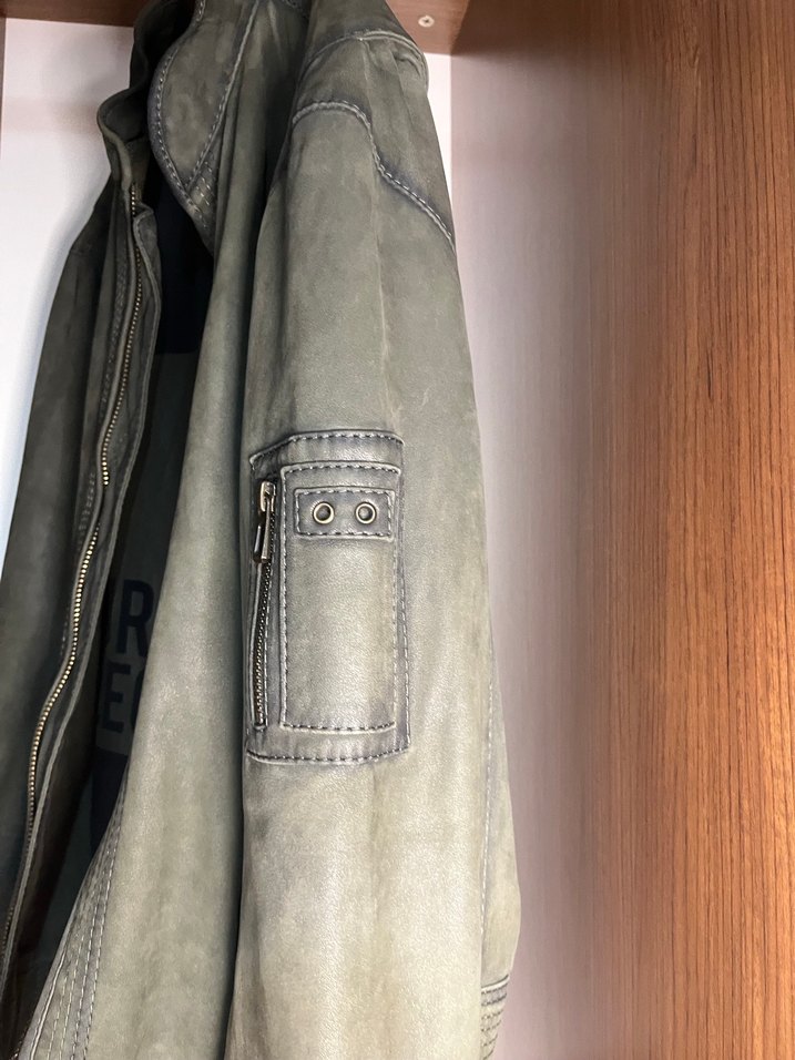 Derimod Gervin Military Deri Ceket M Beden - Görsel 2