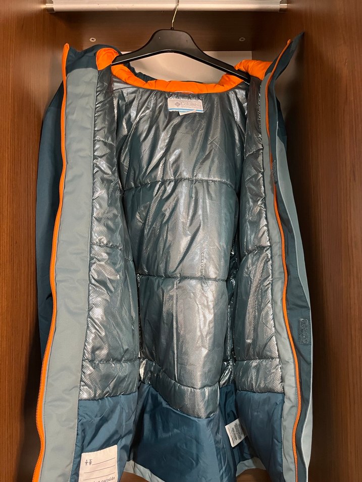 Orjinal Columbia Gri Çocuk Yağmurluk 18/20 Yaş XL - Görsel 5