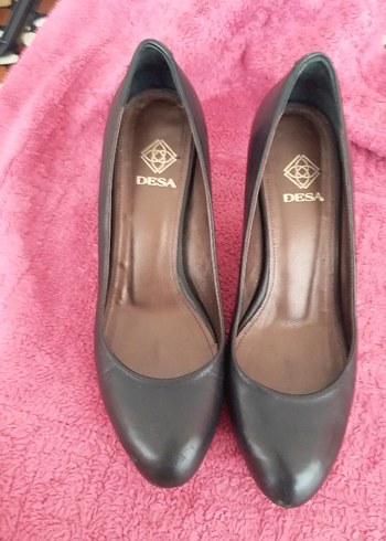 Kahverengi Klasik Stiletto