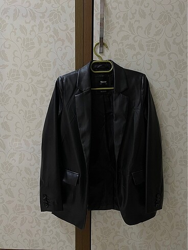 p&b deri blazer ceket