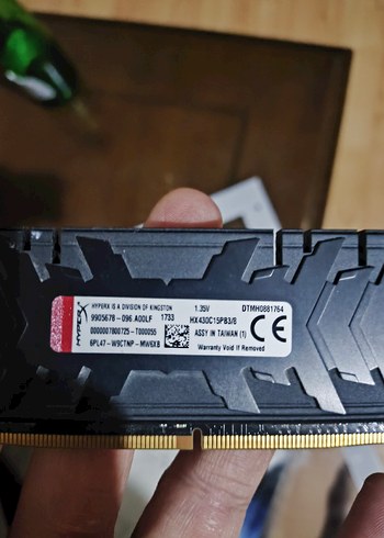 HyperX 2x8 16gb 2666mhz ram - Görsel 2