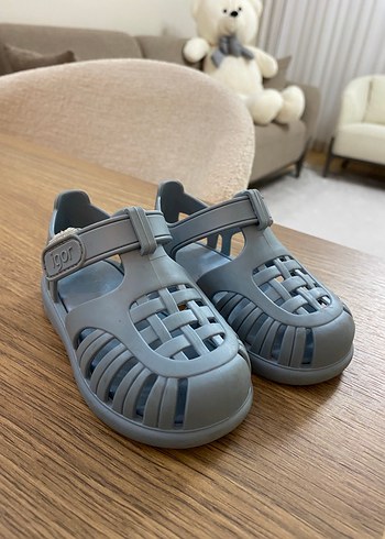 Gri Erkek Çocuk Plastik Sandalet