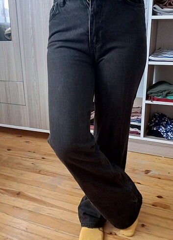 xs Beden gri Renk Trendyol kot pantolon