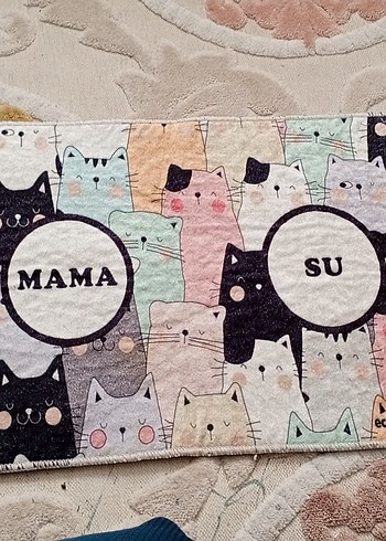 Pastel Renkli kedi mama paspası - Görsel 2