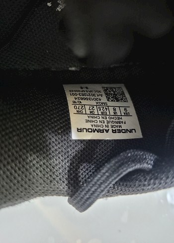 Gri Under Armour Erkek Koşu ve Antrenman Ayakkabısı - Görsel 9