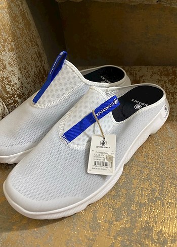 Erkek Beyaz Kaydırmaz Velcro Kumaş Su Ayakkabısı