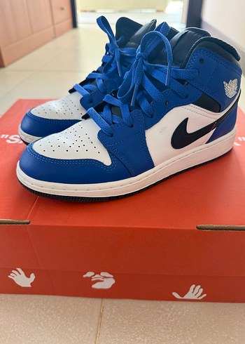 NIKE AIR JORDAN 1 MID- mavi