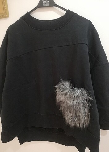 Kürk Cepli Sweat  - Görsel 5