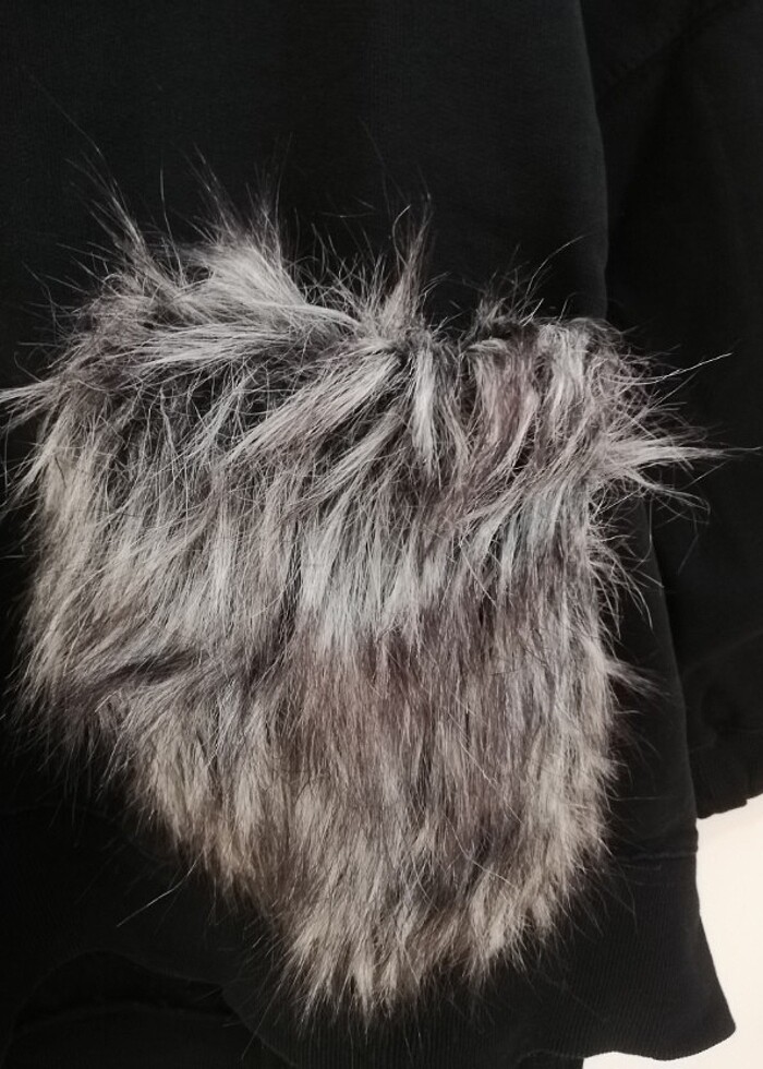 Kürk Cepli Sweat  - Görsel 4