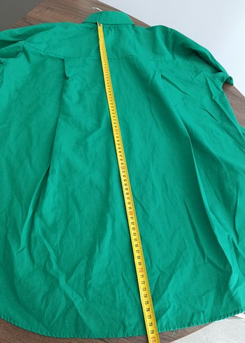 Benetton Yeşili Kadın Gömlek - Görsel 6