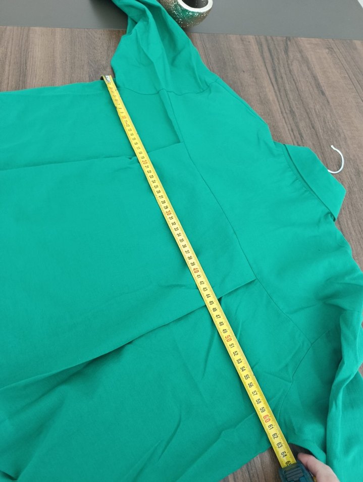 Benetton Yeşili Kadın Gömlek - Görsel 5