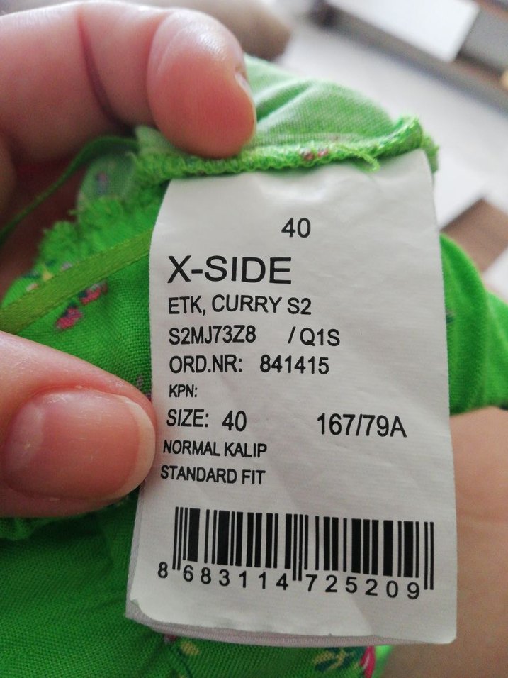 Yeşil Mini Şortlu Etek - Görsel 3