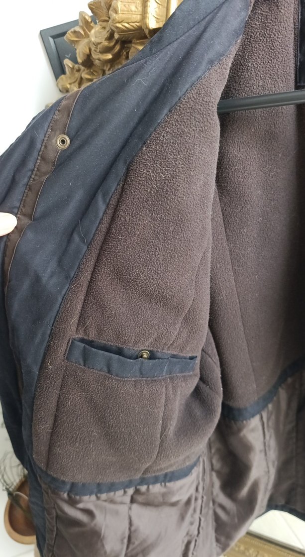 Marks&Spencer Lacivert,Kahverengi Erkek Kaban - Görsel 3