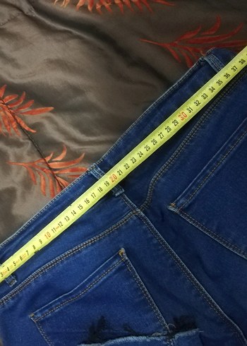 Kadın Mavi Denim Dar Kesim Jean - Görsel 5