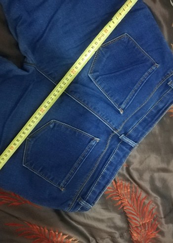 Kadın Mavi Denim Dar Kesim Jean - Görsel 8