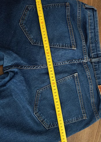 Erkek Mavi Dar Kesim Kot Pantolon - Görsel 9