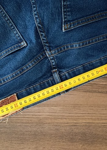 Erkek Mavi Dar Kesim Kot Pantolon - Görsel 8