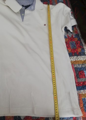 Tommy Hilfiger Beyaz Kısa Kollu Polo Tişört - Görsel 6