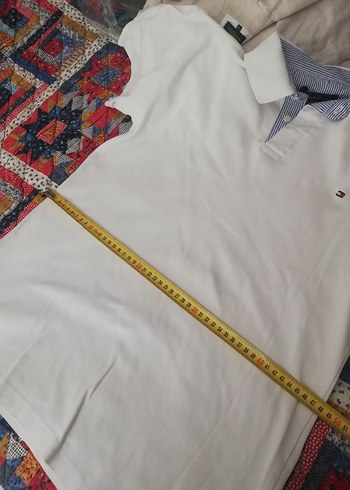 Tommy Hilfiger Beyaz Kısa Kollu Polo Tişört - Görsel 7