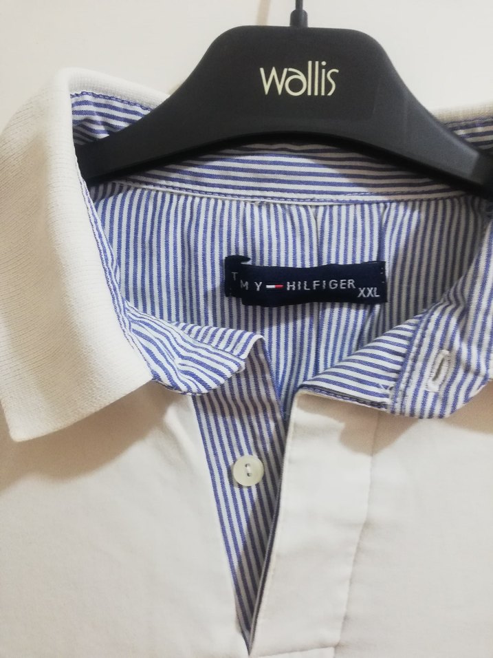 Tommy Hilfiger Beyaz Kısa Kollu Polo Tişört - Görsel 2