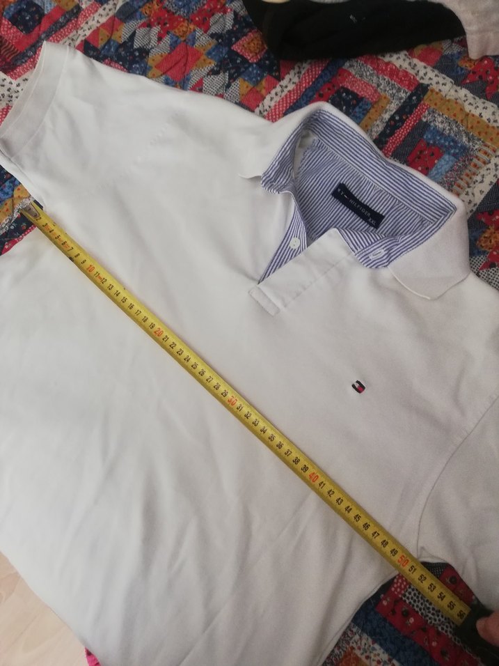 Tommy Hilfiger Beyaz Kısa Kollu Polo Tişört - Görsel 5