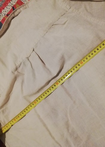 Erkek Krem Keten Uzun Kollu Gömlek - Görsel 5