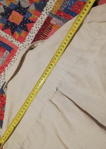 Erkek Krem Keten Uzun Kollu Gömlek - Görsel 6